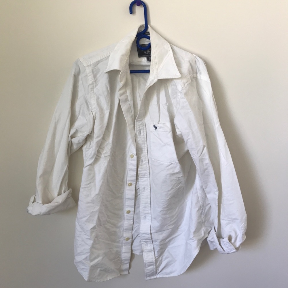 Abercrombie // Vintage Men’s White Button Down